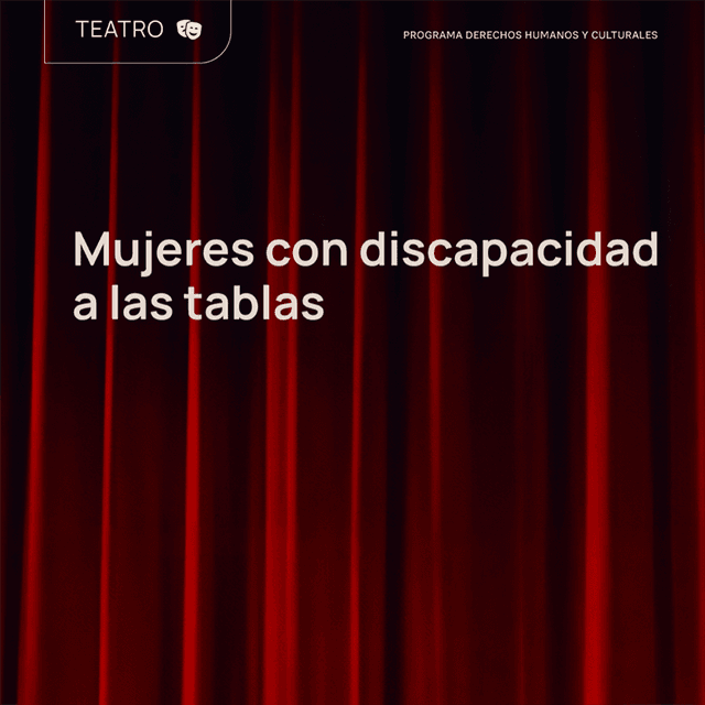 Mujeres con discapacidad a las tablas imagen