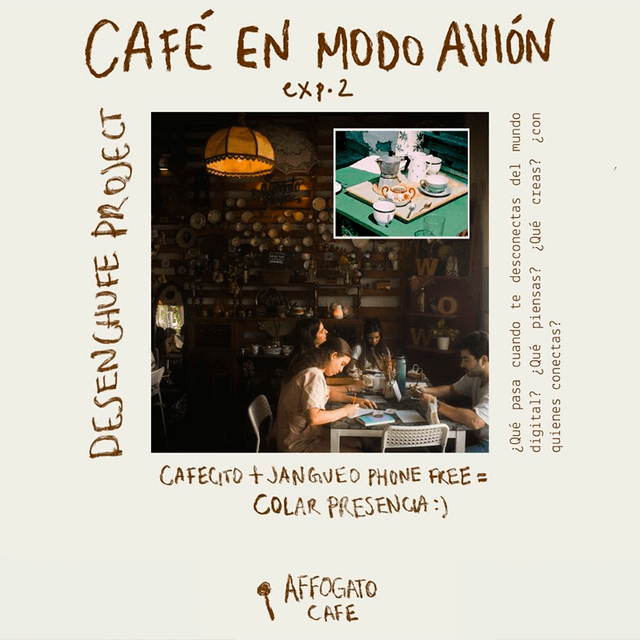 Café en Modo Avión imagen