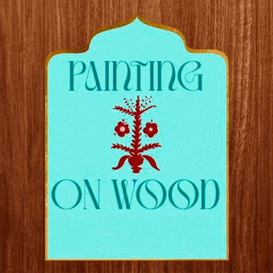 Painting on wood imagen