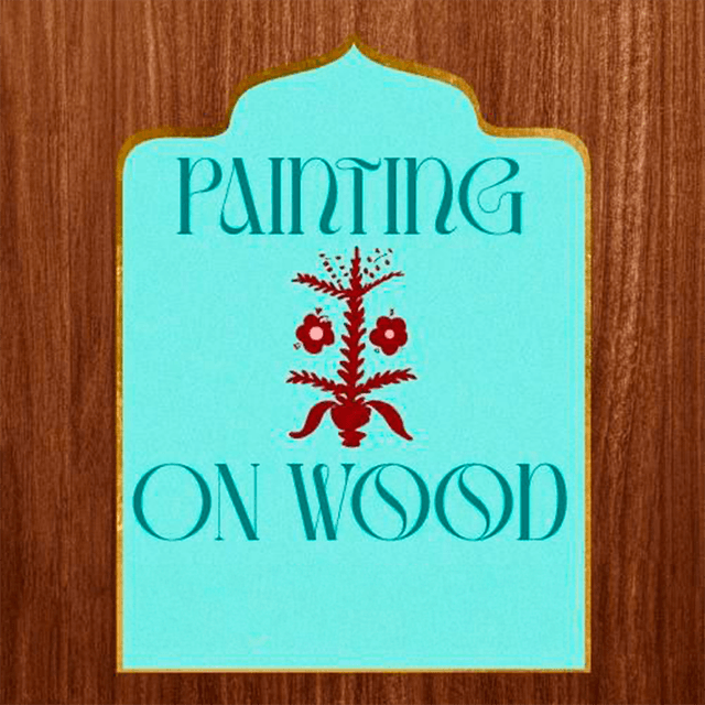Painting on wood imagen